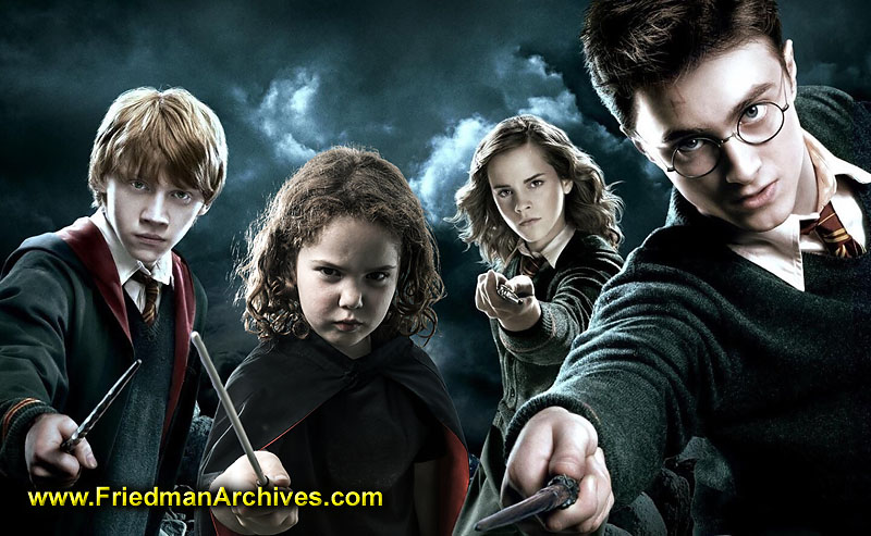 lighting,wireless flash,hogwarts,portrait,wizard,wand,ron,hermione,harry,hair light,